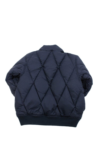 Finger in the Nose Unisex Kids Reversible Jacket Navy Size 4