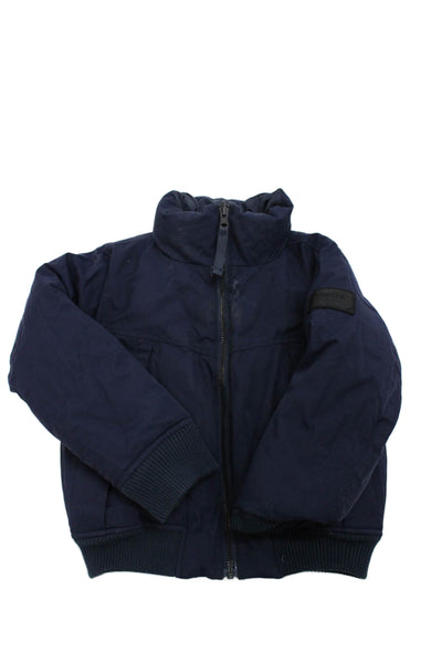Finger in the Nose Unisex Kids Reversible Jacket Navy Size 4