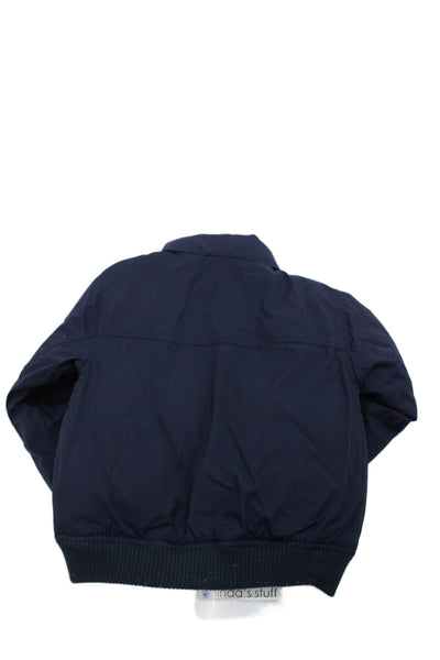 Finger in the Nose Unisex Kids Reversible Jacket Navy Size 4