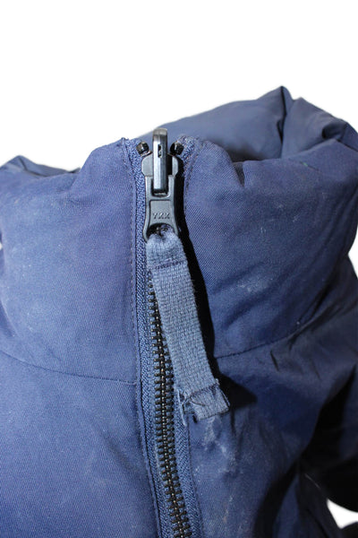 Finger in the Nose Unisex Kids Reversible Jacket Navy Size 4