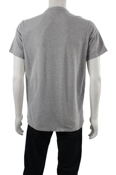 Velvet by Graham & Spencer Mens Gray Crew Neck Short Sleeve T-Shirt Size L