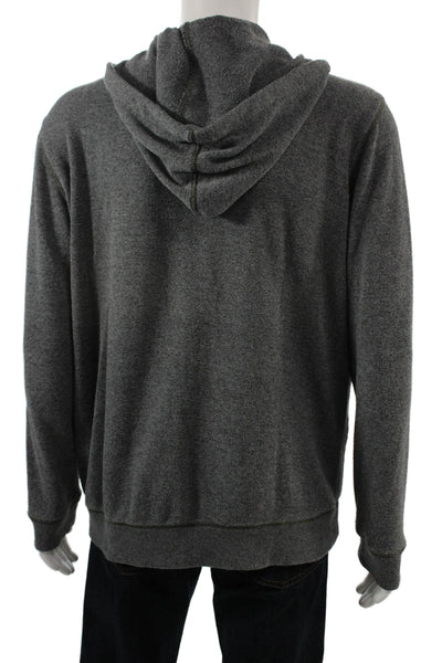 Surfside Supply Mens Full-zip Hoodie Gray Beach Size L