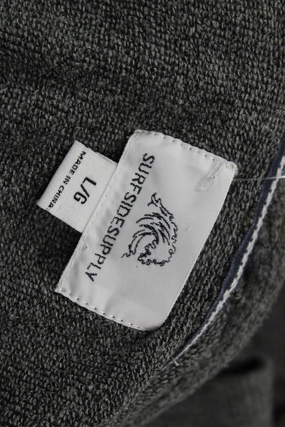 Surfside Supply Mens Full-zip Hoodie Gray Beach Size L