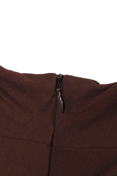 Bec & Bridge Womens Maxi Slip Dress Brown V-Neck Sleeveless Size 12