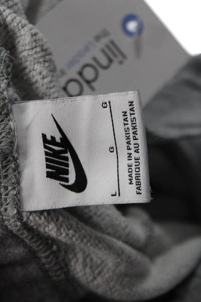 Nike Mens Jogger Sweatpants Gray Sports Size L