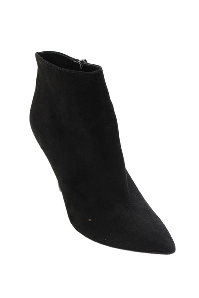 Jessica Simpson Womens Suede Ankle Boots Black Size 6.5M