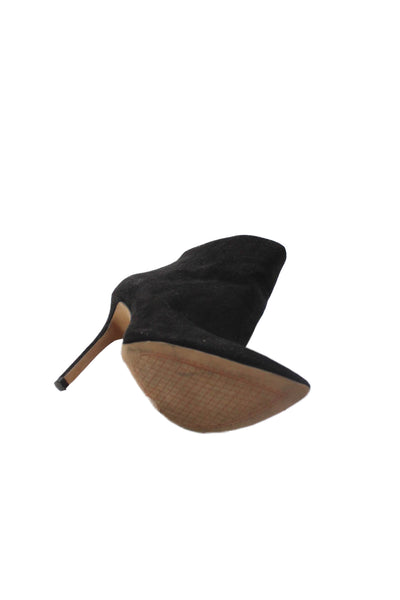 Jessica Simpson Womens Suede Ankle Boots Black Size 6.5M