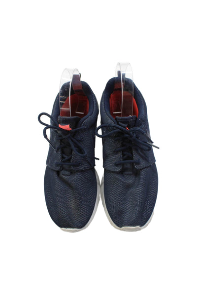 Nike Womens Round To Lace Up Low Top Sneakers Navy Size 6.5