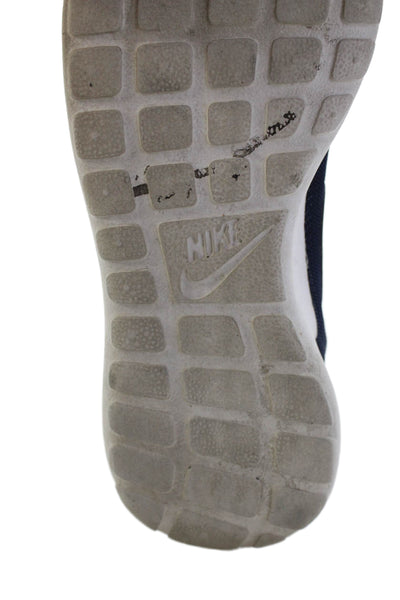Nike Womens Round To Lace Up Low Top Sneakers Navy Size 6.5