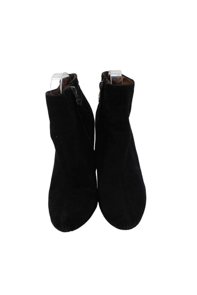 Sam Edelman Womens Suede Wedge Booties Black Size 6.5M