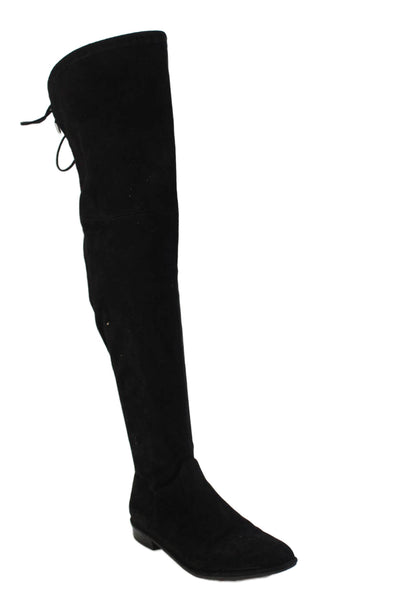 Marc Fisher Womens Suede Knee High Boots Black Size 6.5M