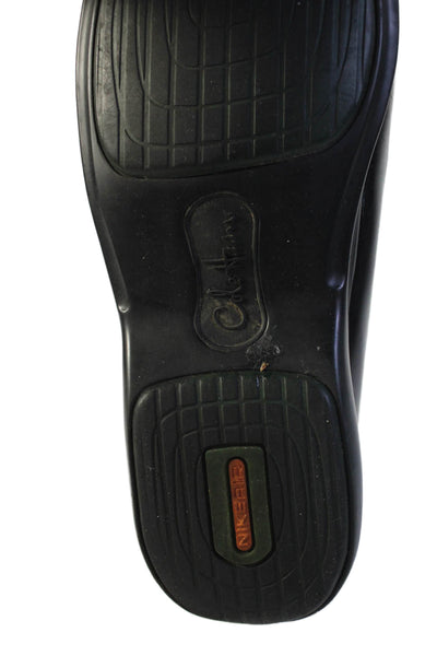 Cole Haan Mens Leather Slide On Dress Shoe Loafers Black Size 10.5 Medium
