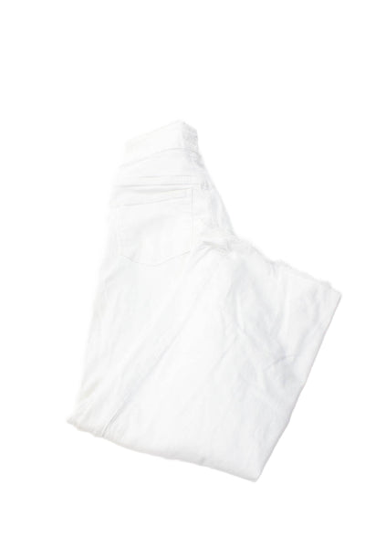 Frame Womens Wide Leg White Jeans Designer Size 24