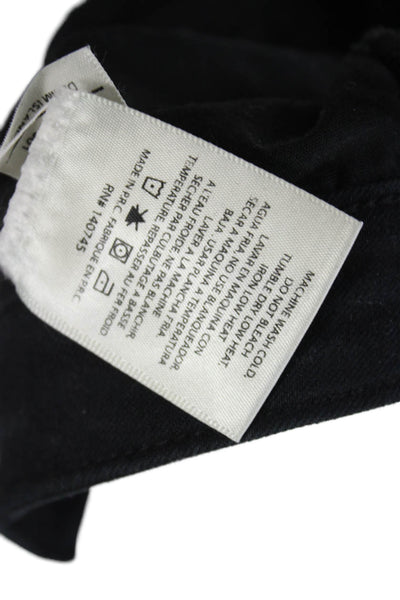 D-ID Women Black Argyle Jegging Mid Rise Size 26