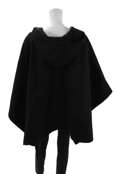 Laundry by Shelli Segal Womens Black Gothic V-Neck Cape Drawstring Size XS