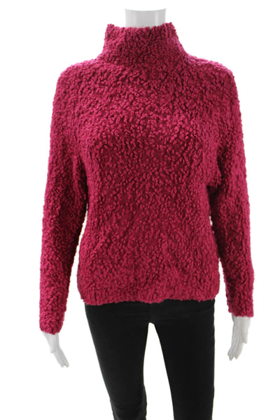 Juicy Couture Unisex Pink Pullover Mock Neck Sweater Size XS