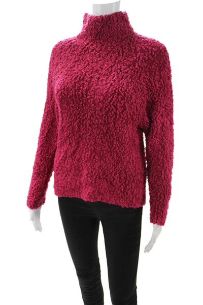 Juicy Couture Unisex Pink Pullover Mock Neck Sweater Size XS