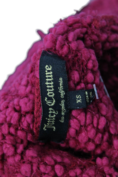 Juicy Couture Unisex Pink Pullover Mock Neck Sweater Size XS