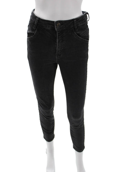 We The Free Women Ankle Skinny High Rise Black Jeans Size 29