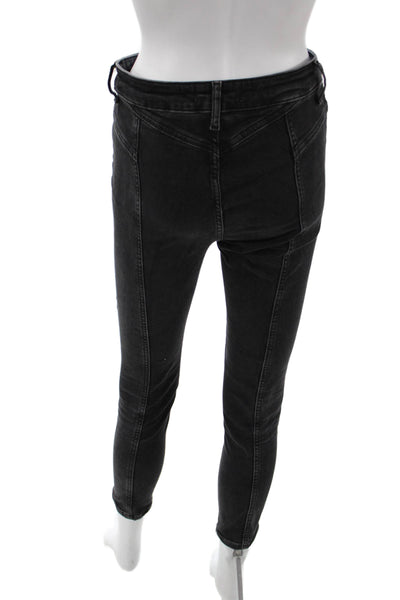 We The Free Women Ankle Skinny High Rise Black Jeans Size 29