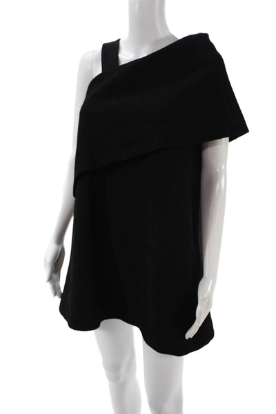 Paper London Womens Shift Trapeze Swing Dress Black Size 8