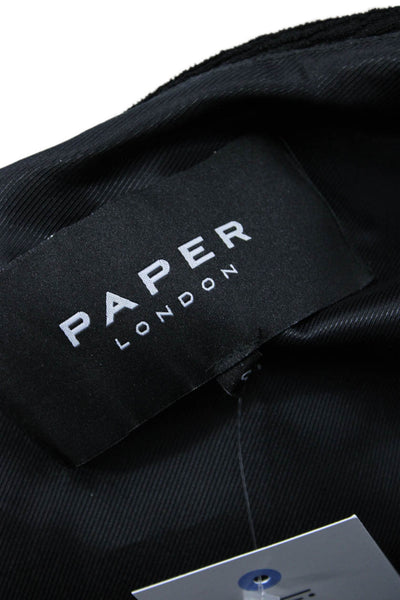 Paper London Womens Shift Trapeze Swing Dress Black Size 8