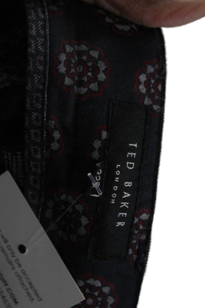 Ted Baker London Mens Chino Dress Pants Dark Gray Size 32
