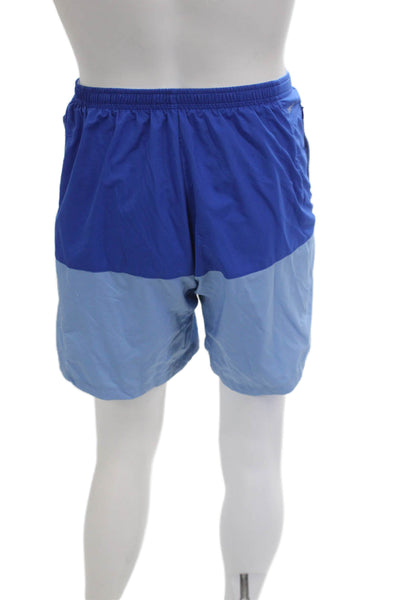 Nike Mens Dark Blue Nylon Blend Beach Shorts Size L
