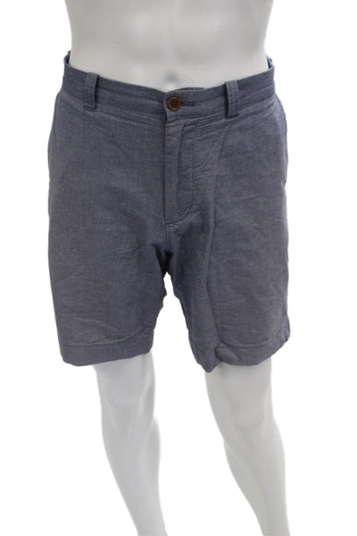 J Crew Mens Chino Shorts Dark Gray Cotton Size 34
