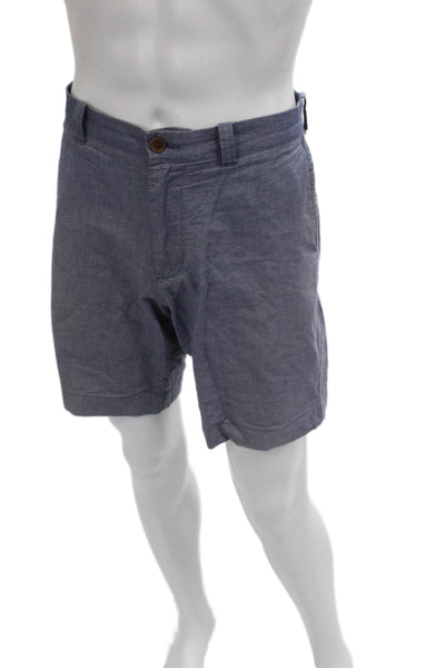 J Crew Mens Chino Shorts Dark Gray Cotton Size 34