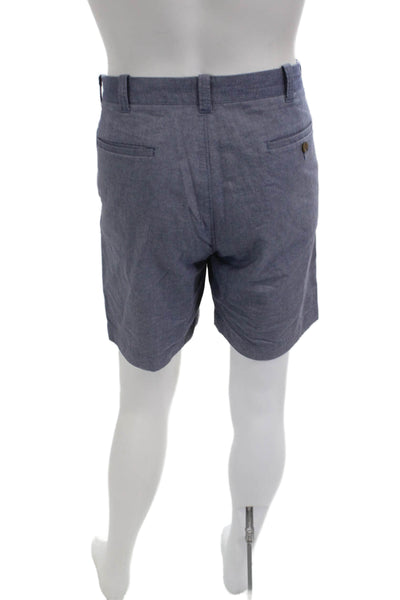 J Crew Mens Chino Shorts Dark Gray Cotton Size 34