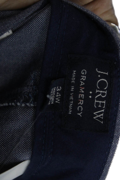 J Crew Mens Chino Shorts Dark Gray Cotton Size 34