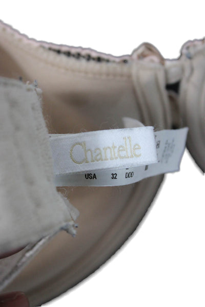 Chantelle Womens Under Wire Bra Beige Size 32 DDD