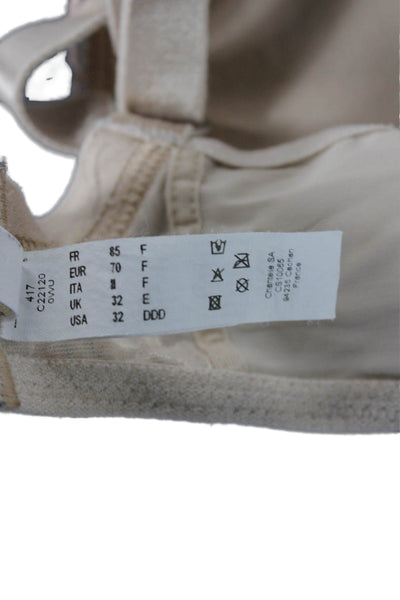Chantelle Womens Under Wire Bra Beige Size 32 DDD