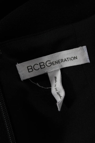 BCBGeneration Womens Black Sleeveless Sweetheart Jumpsuit Size 2