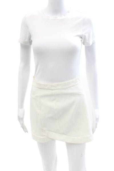 BCBG Max Azria Womens Mini Skort White Size XS