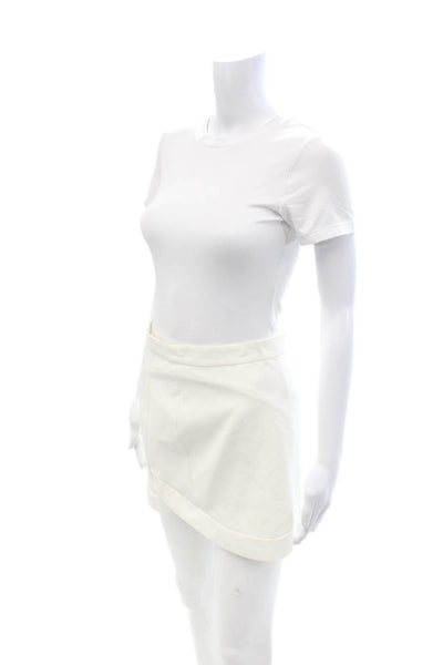 BCBG Max Azria Womens Mini Skort White Size XS