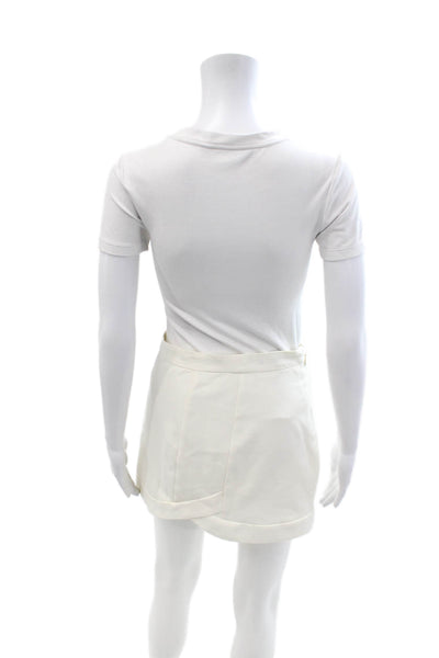 BCBG Max Azria Womens Mini Skort White Size XS