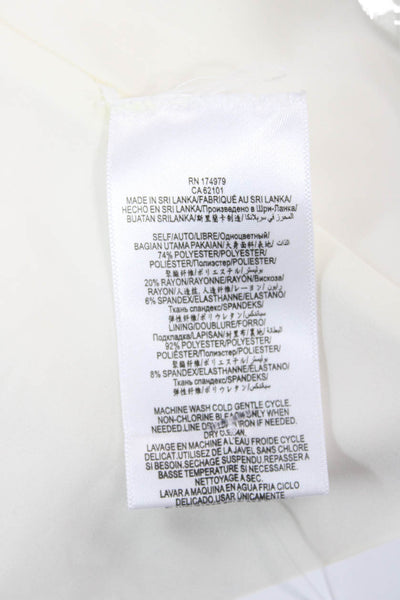 BCBG Max Azria Womens Mini Skort White Size XS