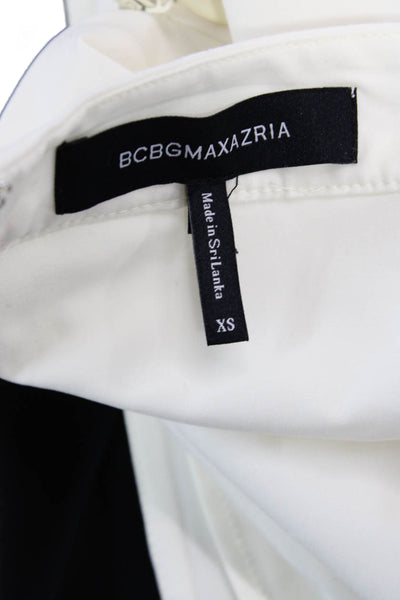 BCBG Max Azria Womens Mini Skort White Size XS