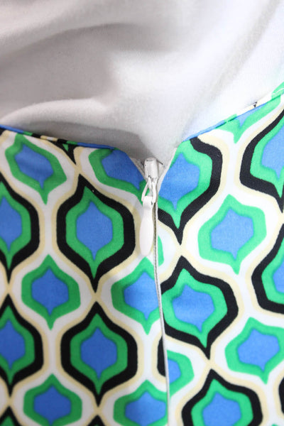 Zara Women Wrap Long Geometric Polyester Skirt Size XS