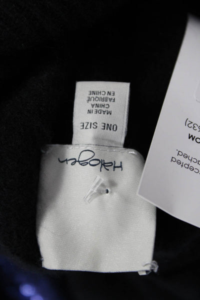 Halogen Unisex Black 100% Cashmere Turtleneck Sweater Classic Size One Size