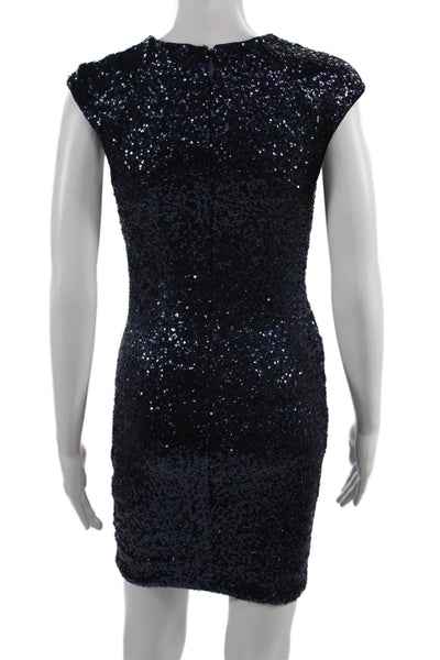 Juicy Couture Women Bodycon Sheath Dark Blue Dress Size XS