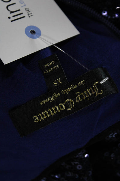 Juicy Couture Women Bodycon Sheath Dark Blue Dress Size XS