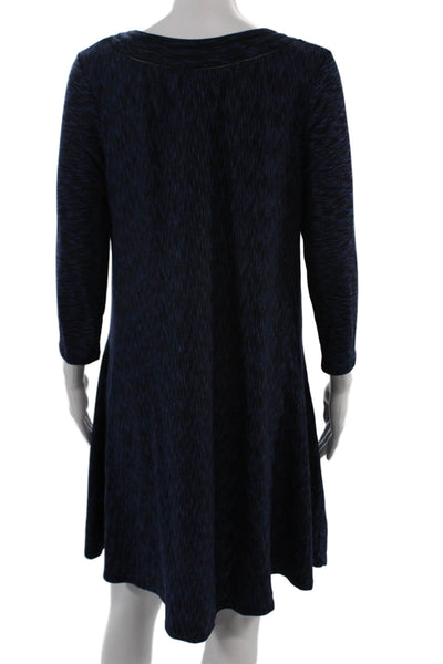 Saturday Sunday Anthropologie Women A-Line Trapeze Dress Dark Blue Size M