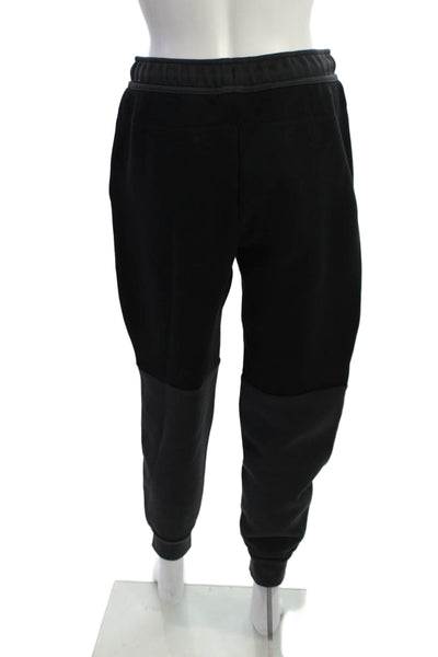Nike Mens Black Jogger Sweatpants Drawstring Cotton Polyester Size M