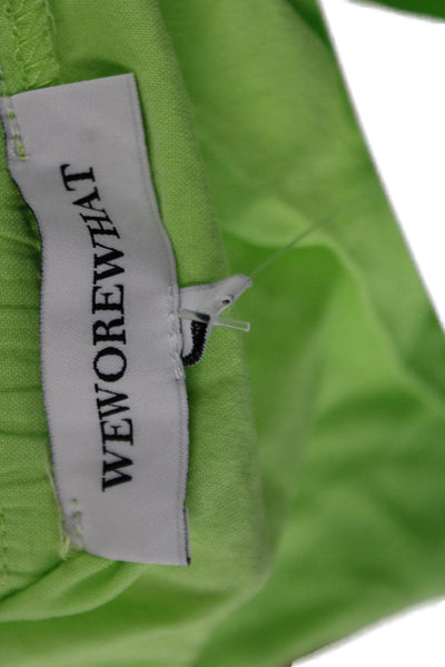 We Wore What Women Green Cropped Camisole Top Size M