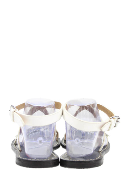 Isabel Marant Womens Leather Ankle Strap Sandals Black Size 39 9