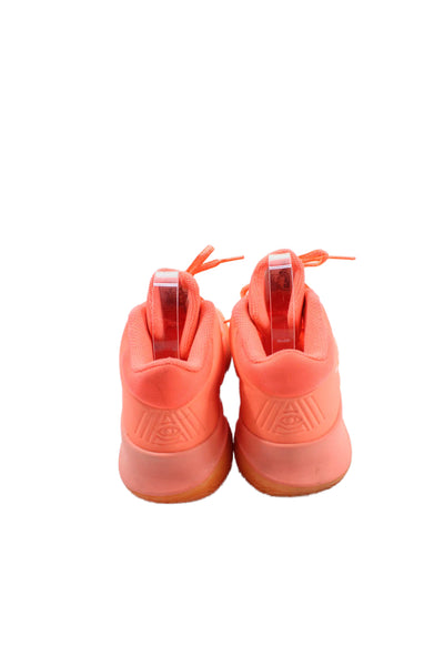 Nike Womens Lace Up Kyrie Flytrap 4 Basketball Sneakers Bright Mango Size 5