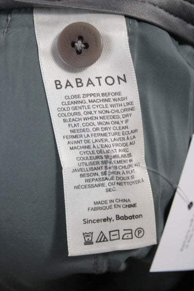 Babaton Unisex Dress Pants Gray Wool Blend Size 12